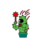 Cactus Monster Stickers（個別スタンプ：4）