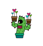 Cactus Monster Stickers（個別スタンプ：6）