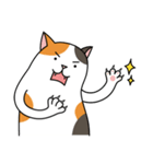 Chubby Calico Cat（個別スタンプ：2）