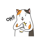 Chubby Calico Cat（個別スタンプ：7）