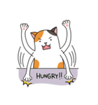 Chubby Calico Cat（個別スタンプ：8）