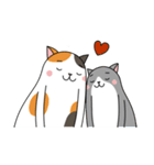 Chubby Calico Cat（個別スタンプ：21）