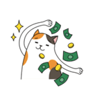Chubby Calico Cat（個別スタンプ：23）