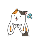 Chubby Calico Cat（個別スタンプ：26）