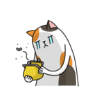 Chubby Calico Cat（個別スタンプ：28）