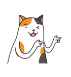 Chubby Calico Cat（個別スタンプ：33）