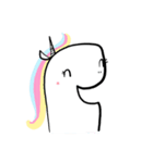 unicorn rainbow（個別スタンプ：7）