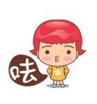 Red safety helmet（個別スタンプ：4）