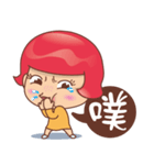 Red safety helmet（個別スタンプ：8）