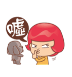 Red safety helmet（個別スタンプ：28）