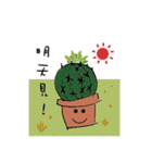 Cactus is a little happiness.（個別スタンプ：14）