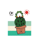 Cactus is a little happiness.（個別スタンプ：16）