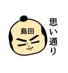 【島田★限定】キリリとした名字スタンプ（個別スタンプ：29）