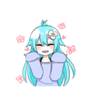 Neo the Blue Haired Girl（個別スタンプ：2）