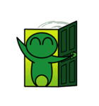 Little green baby（個別スタンプ：34）