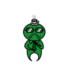 Little green baby（個別スタンプ：38）