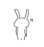 rabbit-white's freaky one day（個別スタンプ：12）