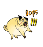 BIG PUG (English Version)（個別スタンプ：12）