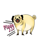 BIG PUG (English Version)（個別スタンプ：18）