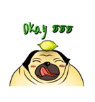 BIG PUG (English Version)（個別スタンプ：20）