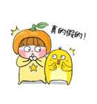 Orange Baby and Chicken brother（個別スタンプ：2）