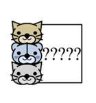 Bluely And Two Cats（個別スタンプ：18）