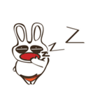 Relaxing rabbit（個別スタンプ：6）