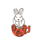 Relaxing rabbit（個別スタンプ：10）