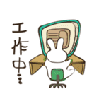 Relaxing rabbit（個別スタンプ：21）