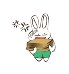 Relaxing rabbit（個別スタンプ：27）