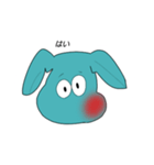 Blue Rabbit Feel free（個別スタンプ：4）