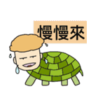 The boring man enjoys life.（個別スタンプ：29）