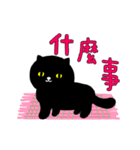 Little black cat 1（個別スタンプ：4）