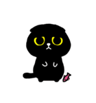 Little black cat 1（個別スタンプ：7）
