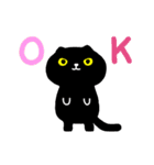 Little black cat 1（個別スタンプ：15）