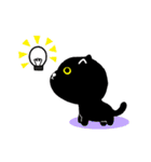 Little black cat 1（個別スタンプ：19）