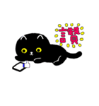 Little black cat 1（個別スタンプ：21）