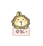 Let you see a lazy rabbit - Mochi（個別スタンプ：9）