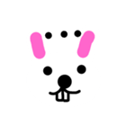 The rabbit of talking（個別スタンプ：3）