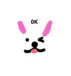 The rabbit of talking（個別スタンプ：4）