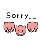 White nose pigs（個別スタンプ：10）