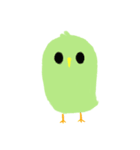 緑の鳥（個別スタンプ：1）