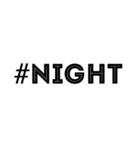 タグ付きの日常で使える英語や数字（個別スタンプ：3）