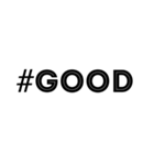 タグ付きの日常で使える英語や数字（個別スタンプ：6）