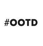 タグ付きの日常で使える英語や数字（個別スタンプ：11）