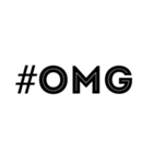 タグ付きの日常で使える英語や数字（個別スタンプ：12）