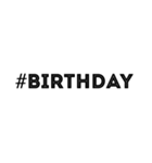 タグ付きの日常で使える英語や数字（個別スタンプ：14）