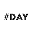 タグ付きの日常で使える英語や数字（個別スタンプ：18）