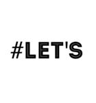 タグ付きの日常で使える英語や数字（個別スタンプ：20）