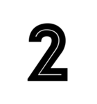 タグ付きの日常で使える英語や数字（個別スタンプ：32）